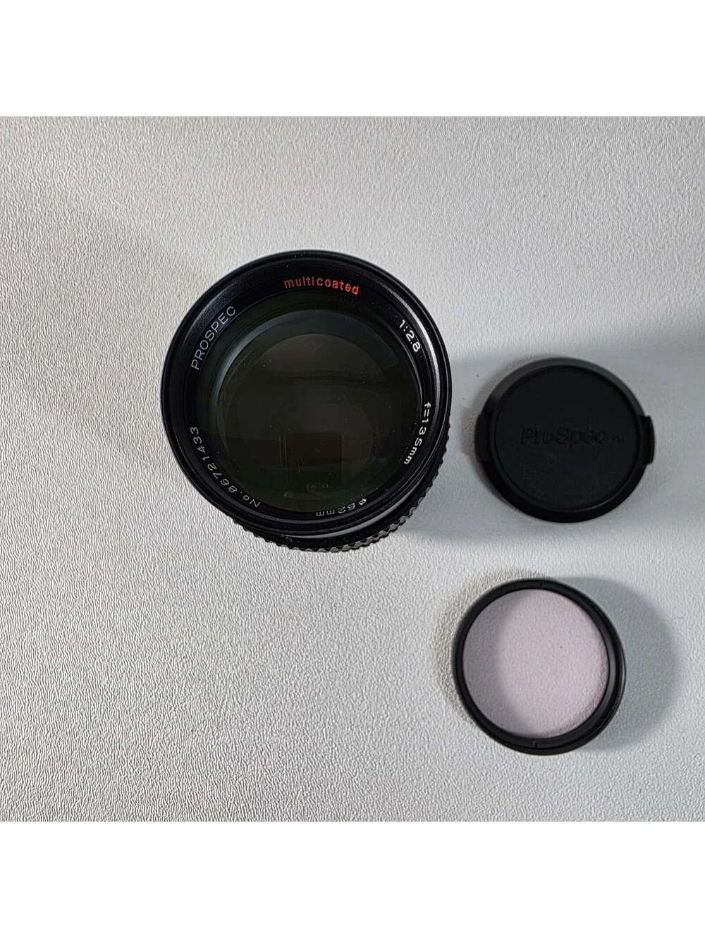 ProSpec 135mm f/2.8 Lens for Pentax K Mount W/Caps & Filter